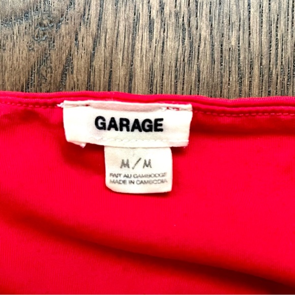 Garage Red Crop Top Cami Size M - Picture 5 of 5